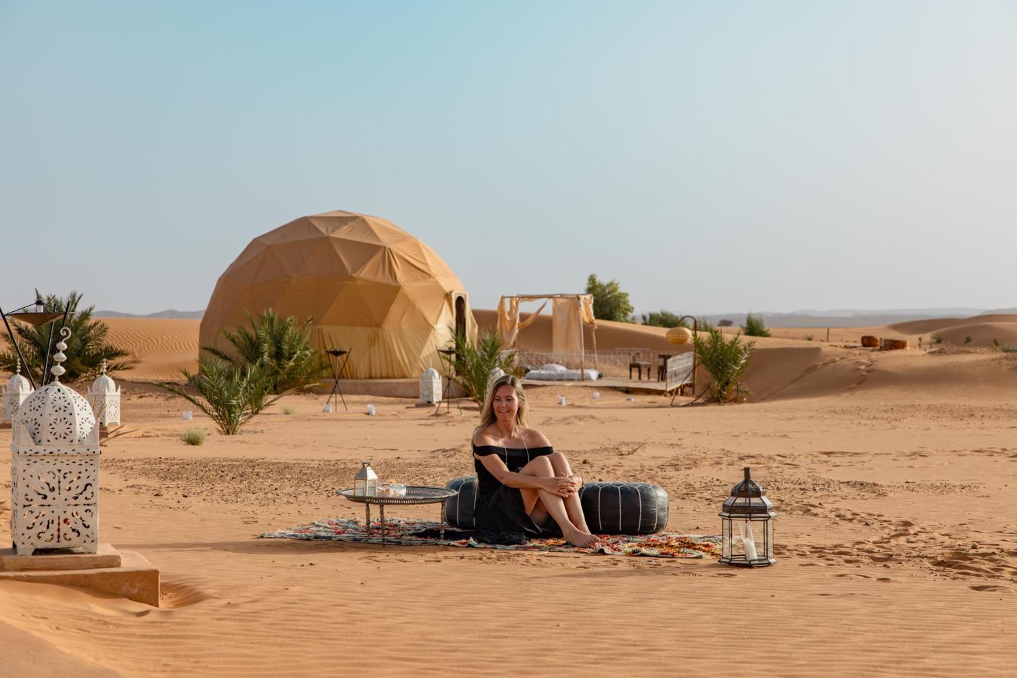 Hotel Sunrise Sahara Camp Merzouga Exterior foto